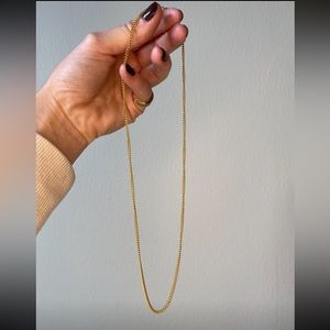 NEW 18k gold filled vine necklace, 16 inches